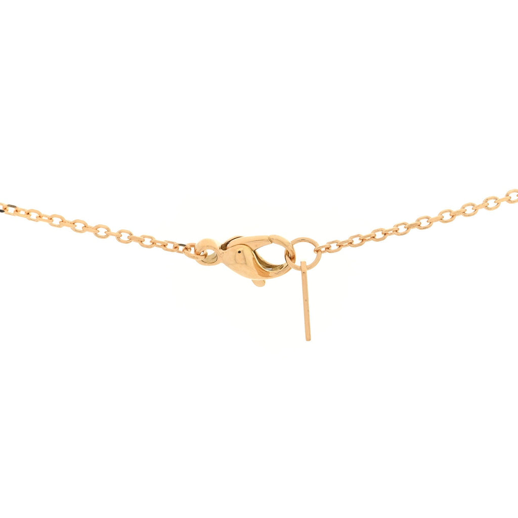 18K Yellow Gold Diamond Eternal No 5 Necklace