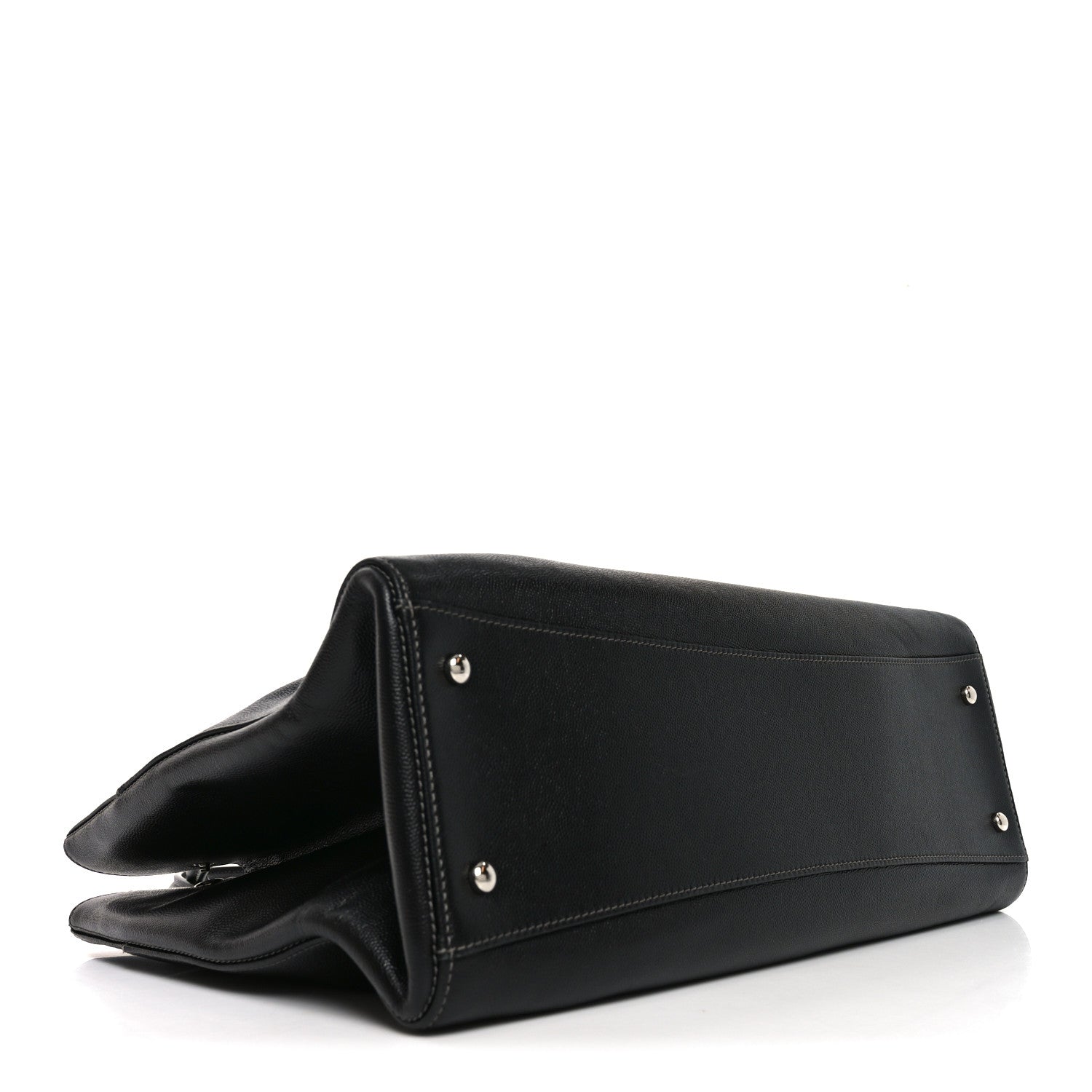 Chanel Caviar Medium Cerf Executive Shopper Tote Black