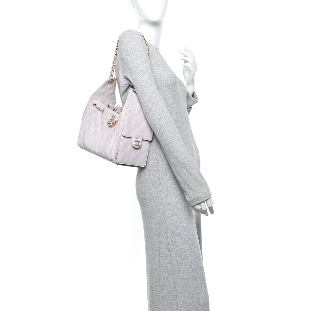Chanel Caviar Quilted Small Chanel 25 Handbag Lilas Lilac