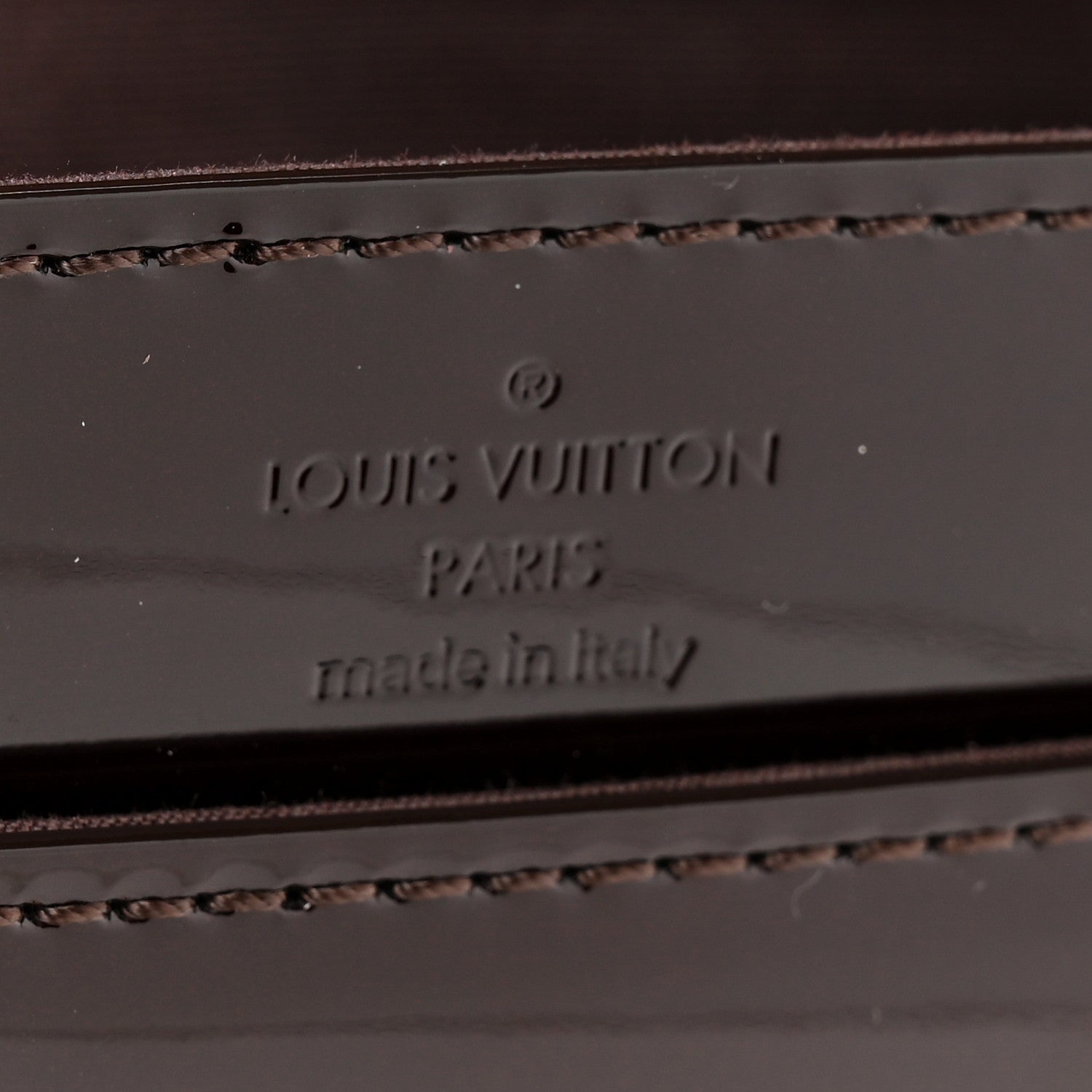 Louis Vuitton Patent Chain Louise GM Amarante