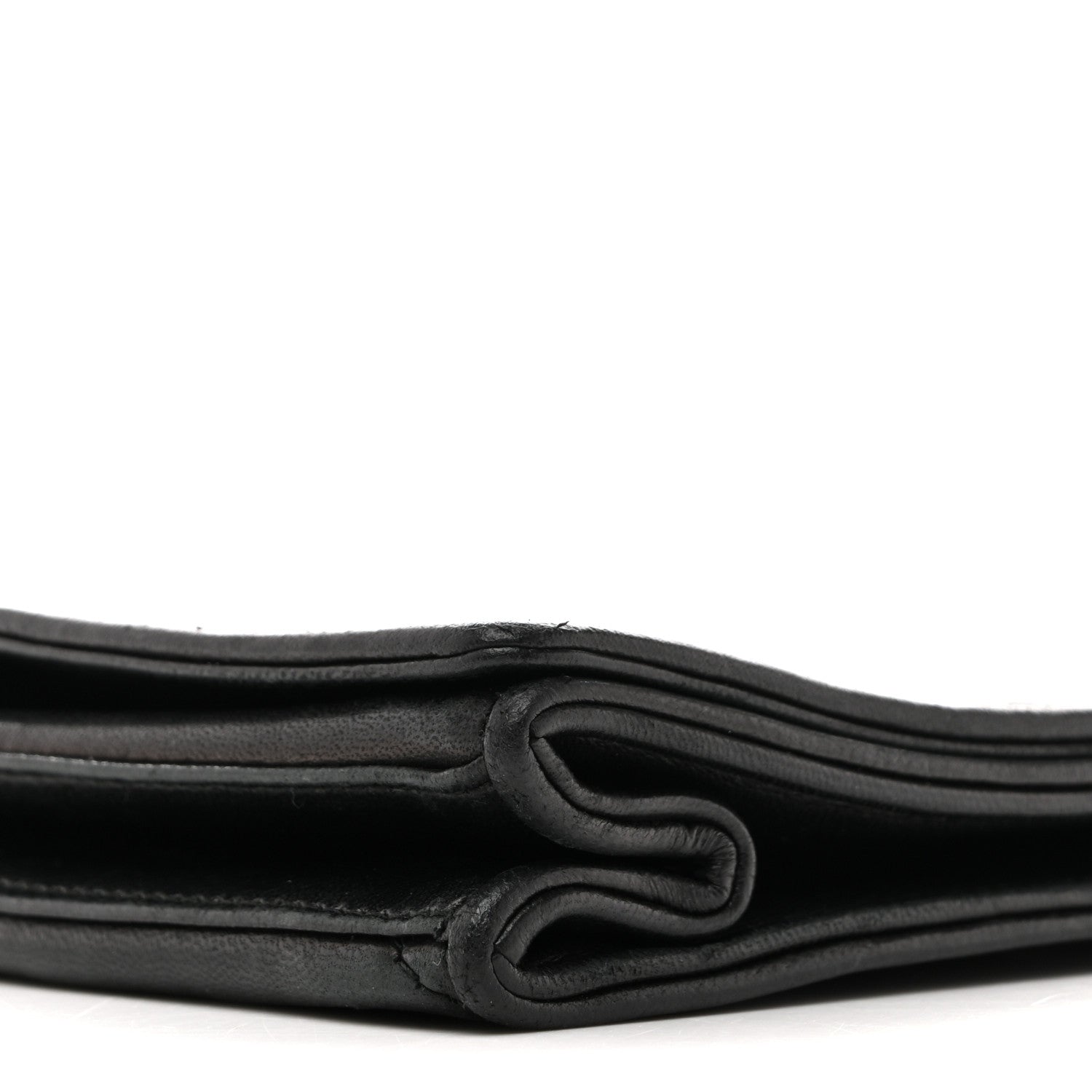Chanel Lambskin Quilted Diamond CC Flap Black