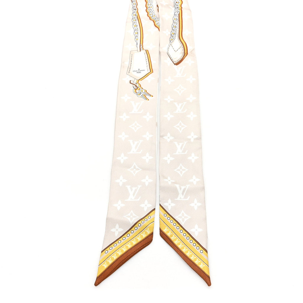 Louis Vuitton Silk Mix And Straps Bandeau Beige Clair