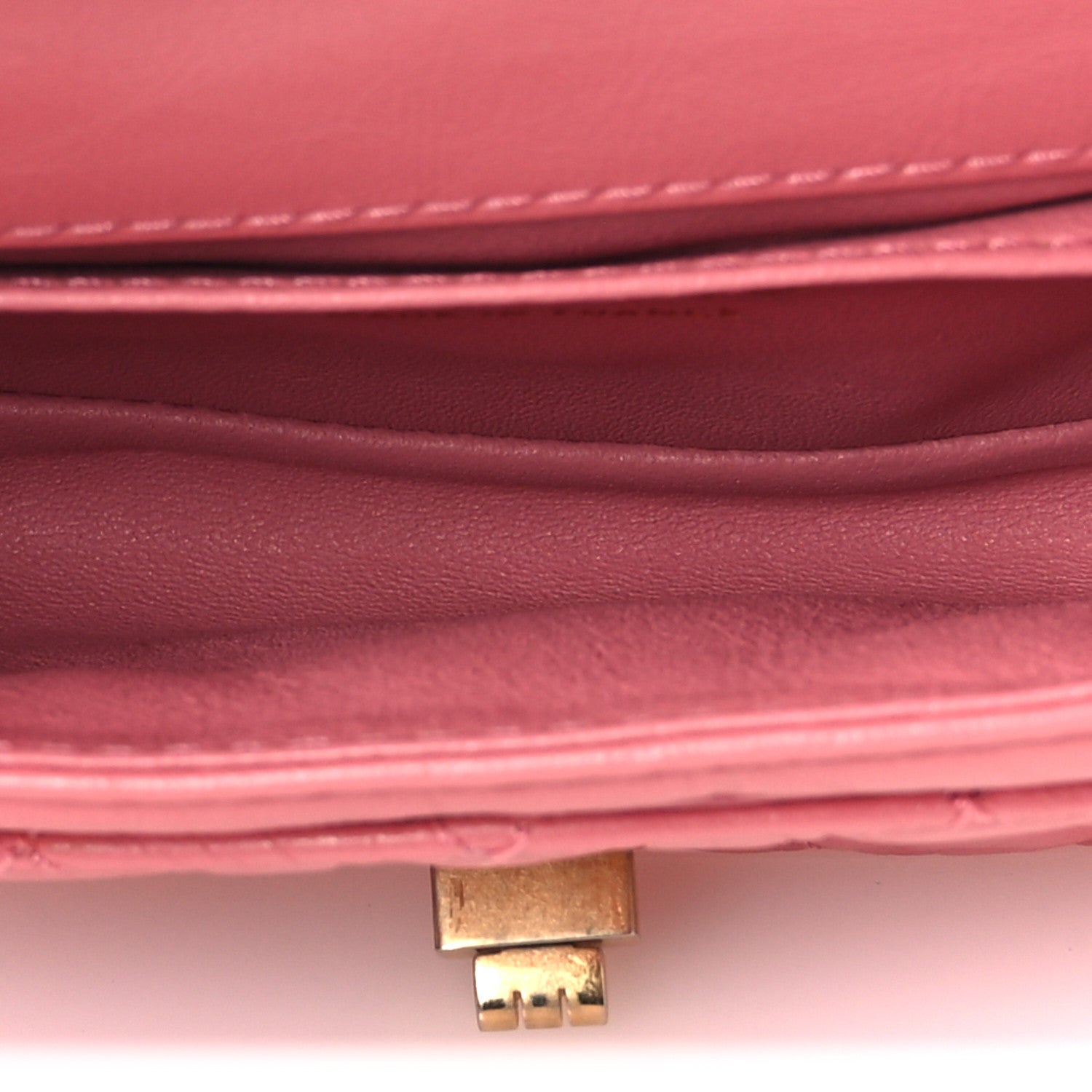 Chanel Aged Calfskin Quilted 2.55 Reissue Flap Belt Bag Pink