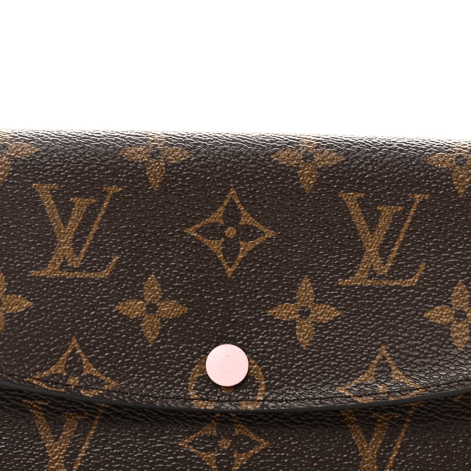 Louis Vuitton Monogram Emilie Wallet Rose Ballerine