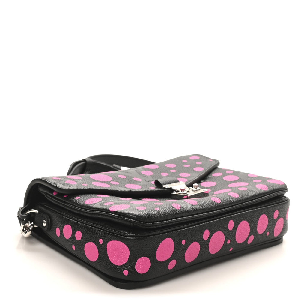 Louis Vuitton LV x YK Empreinte Monogram Giant Pochette Metis Black Fuchsia