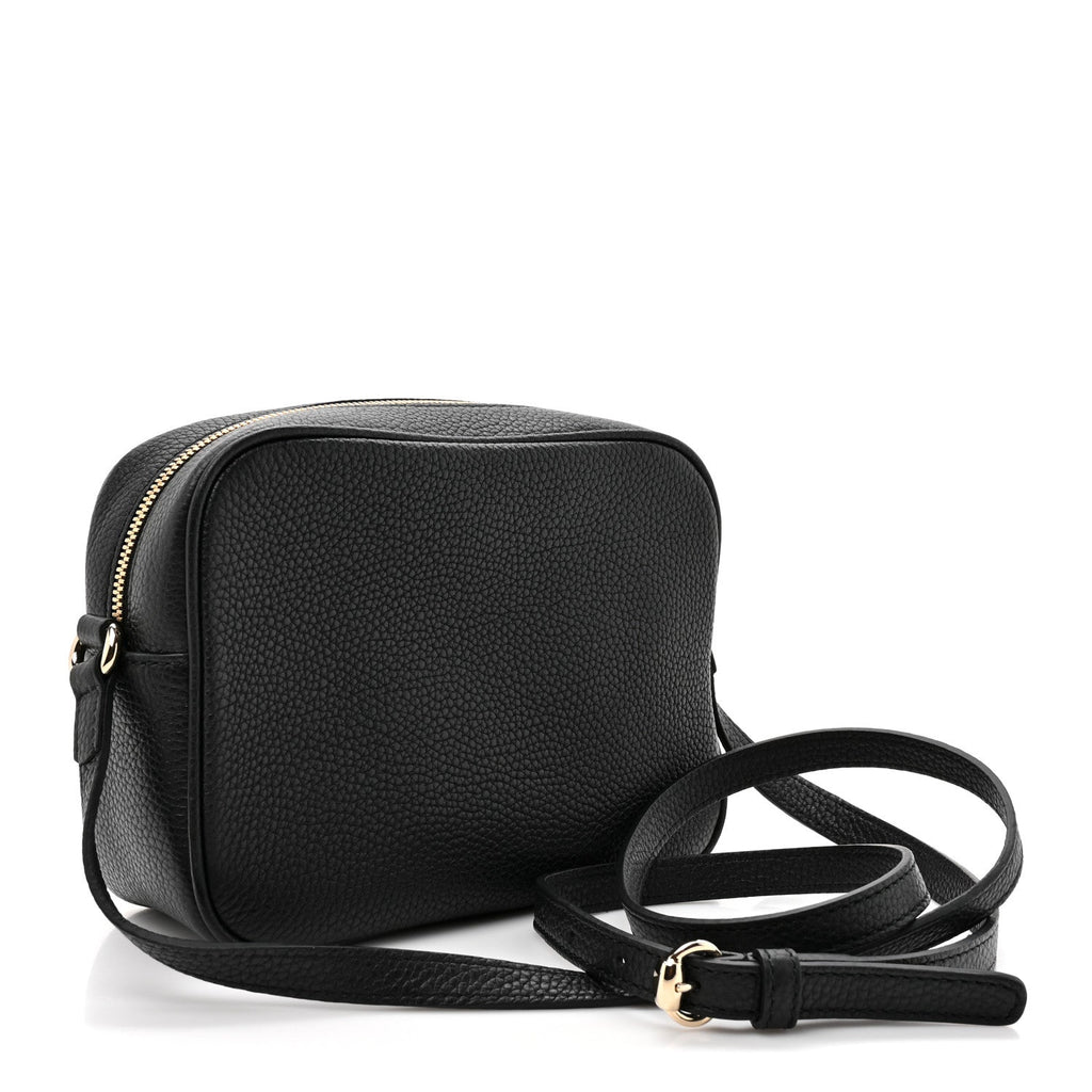 Gucci Pebbled Calfskin Small Soho Disco Bag Black
