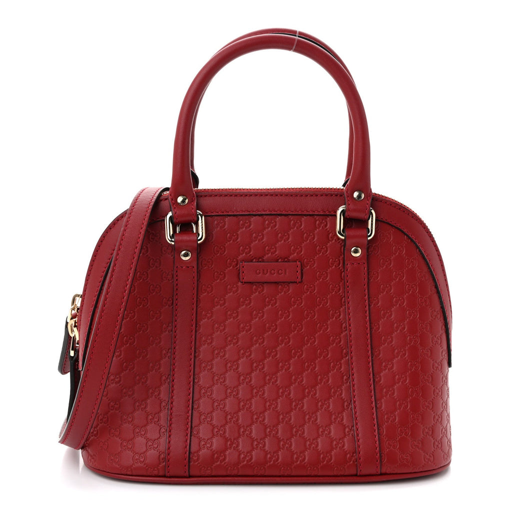 Gucci Soft Microguccissima Mini Dome Bag Rosso
