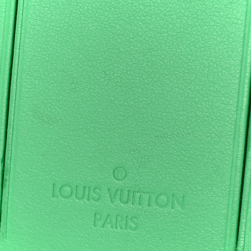 Louis Vuitton Monogram Taurillon Keepall Bandouliere 25 Minty Green
