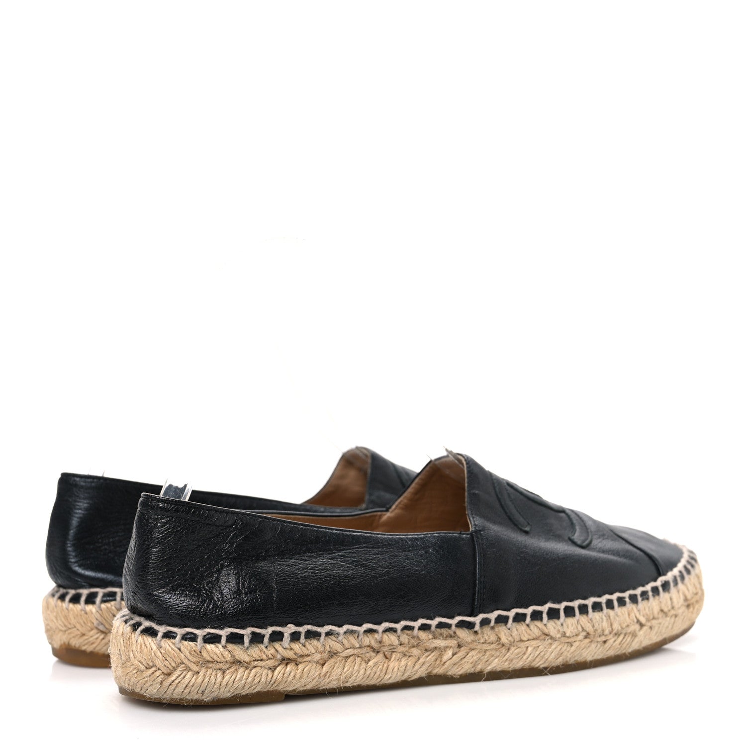 Lambskin CC Espadrilles 36 Black