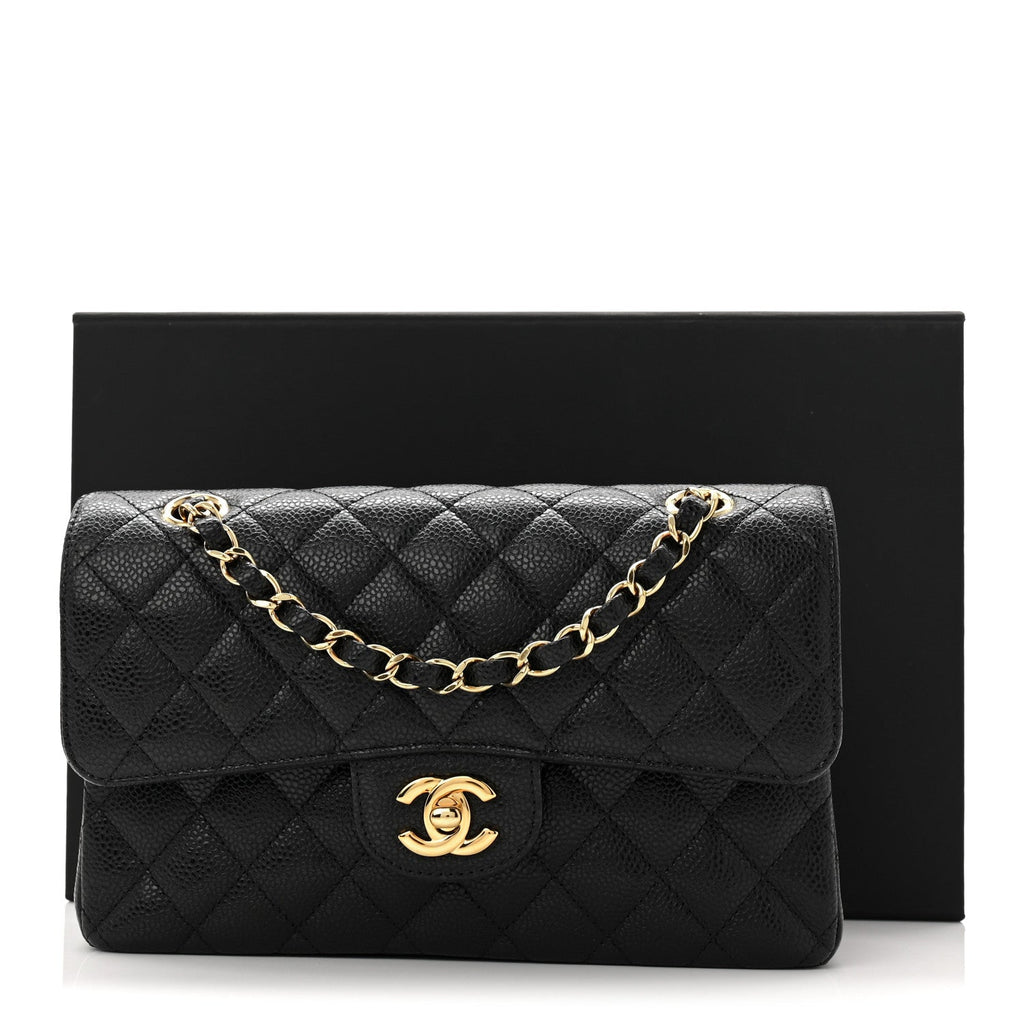 Chanel Caviar Quilted Small Double Flap Black