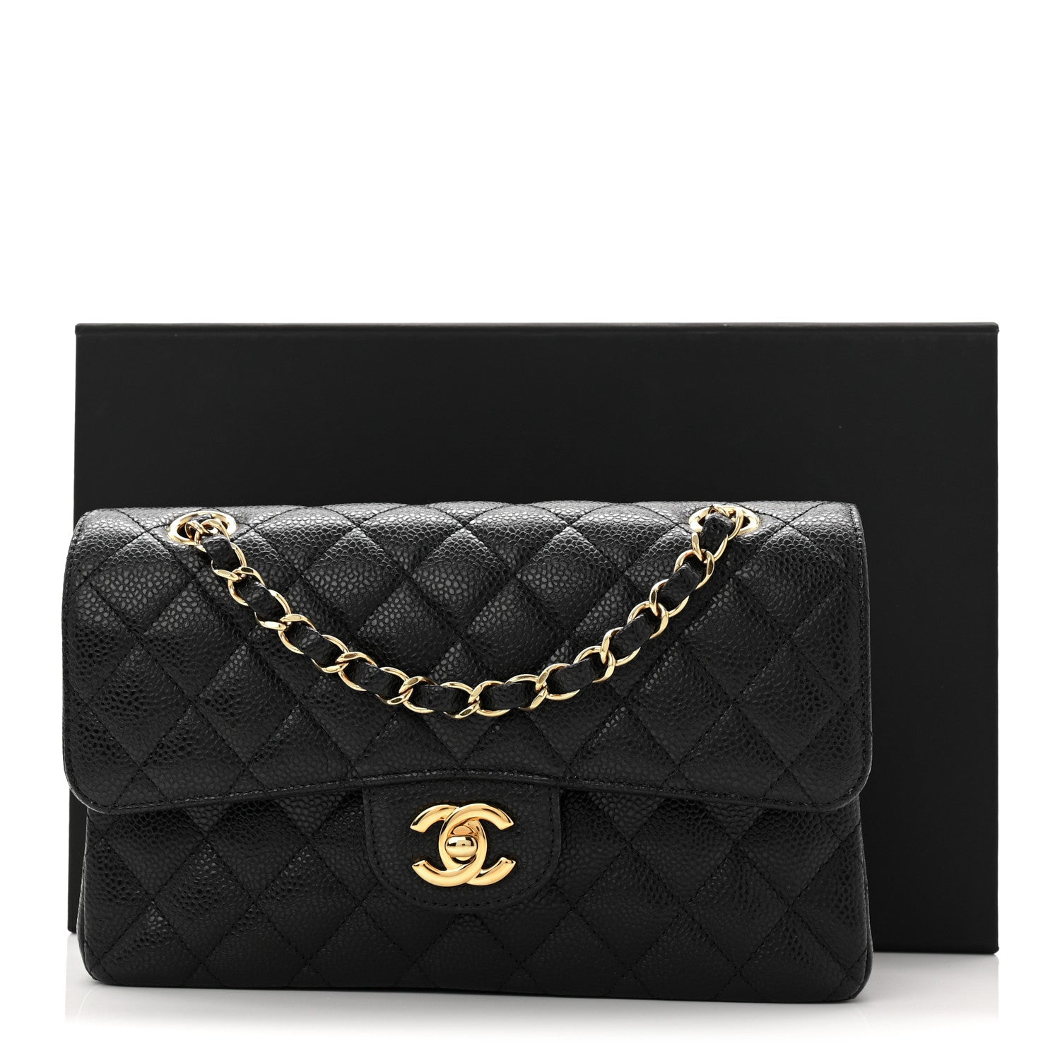 Chanel Caviar Quilted Small Double Flap Black