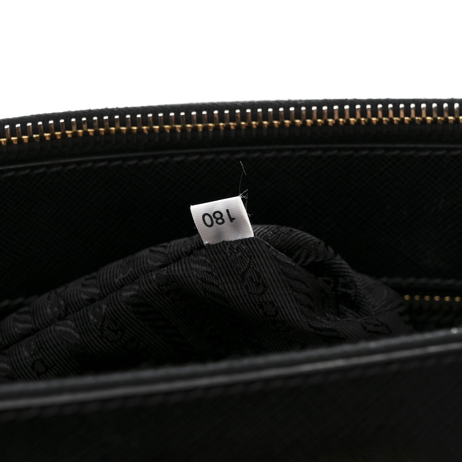 Prada Saffiano Lux Medium Galleria Double Zip Black Black