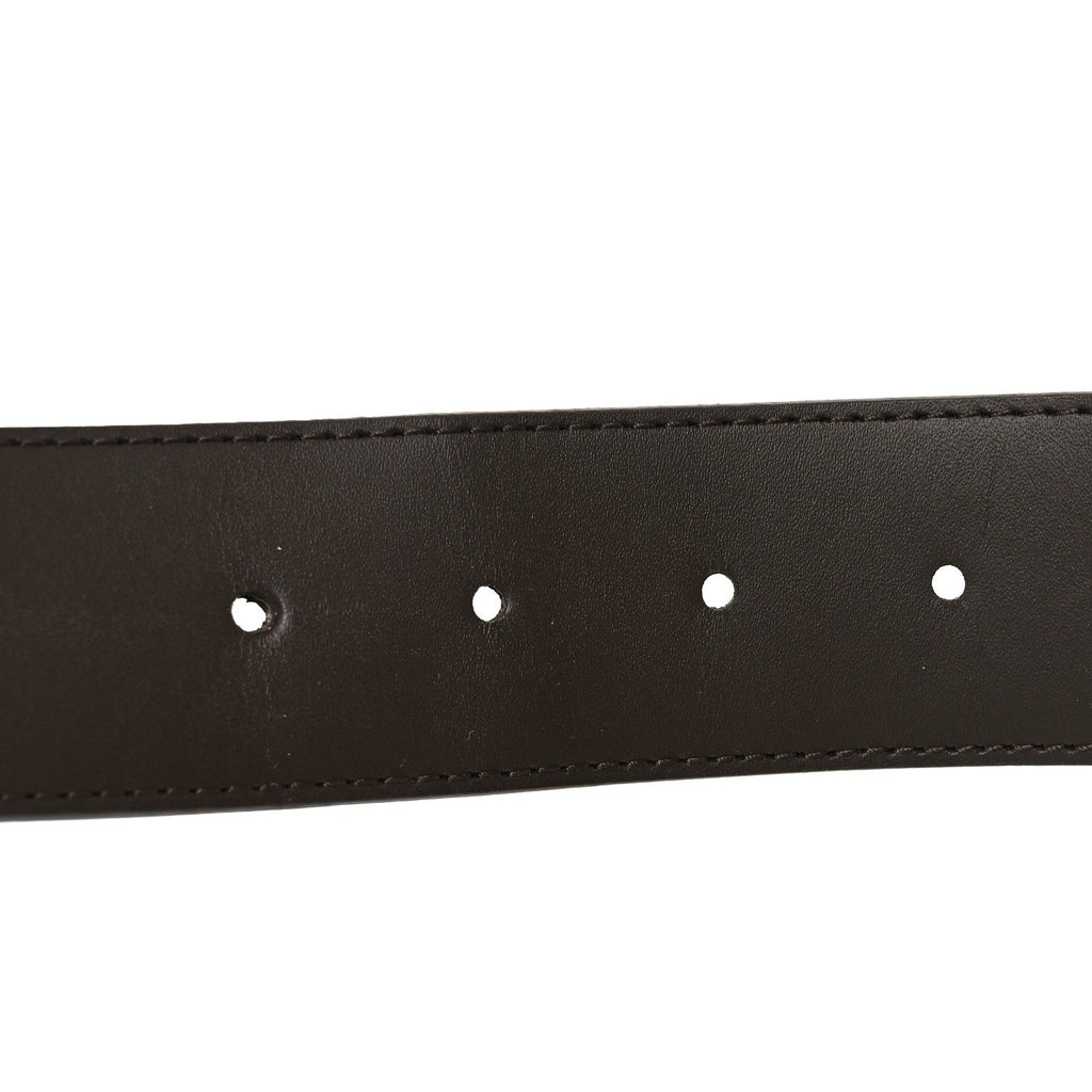 Louis Vuitton Monogram Calfskin 40mm LV Initiales Reversible Belt 95 38 Brown
