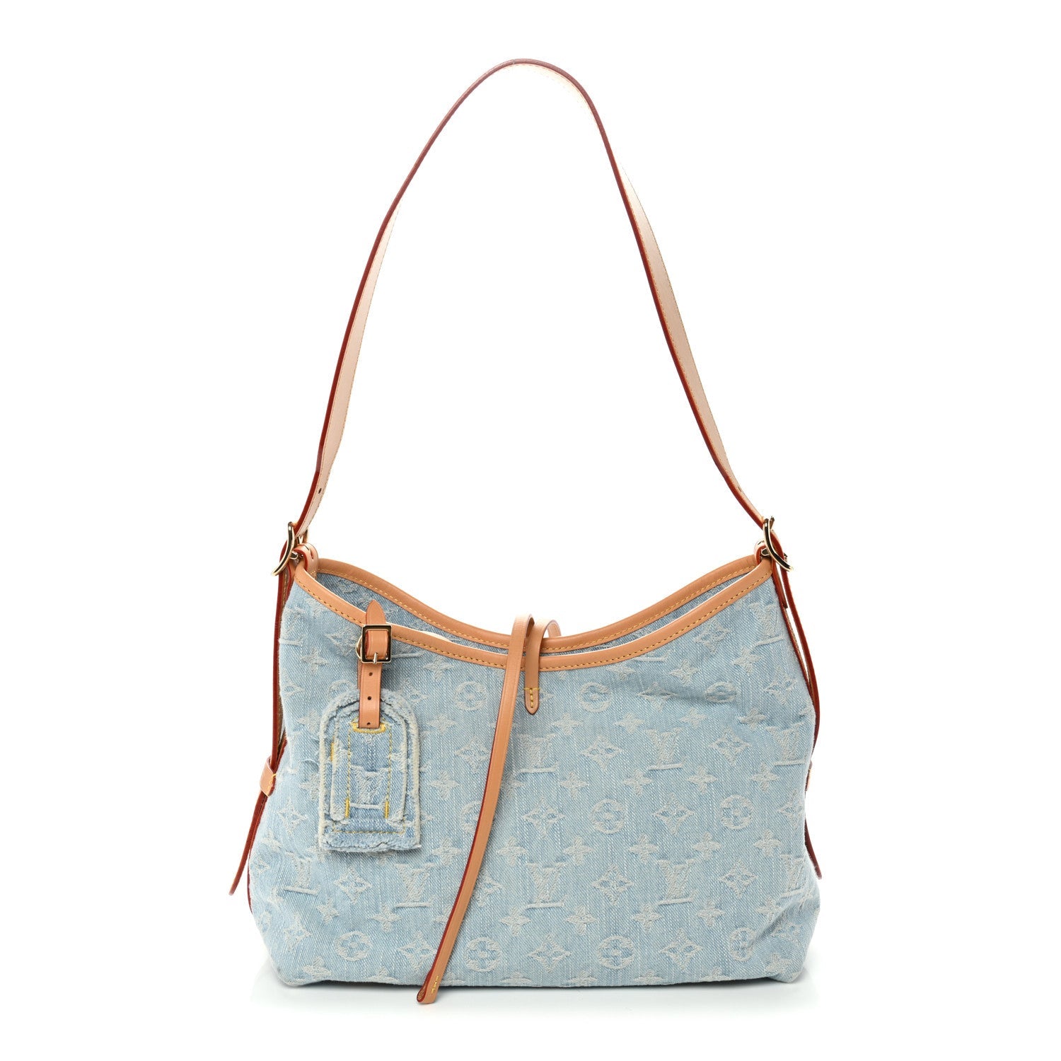 Louis Vuitton Monogram Denim CarryAll PM Sky Blue