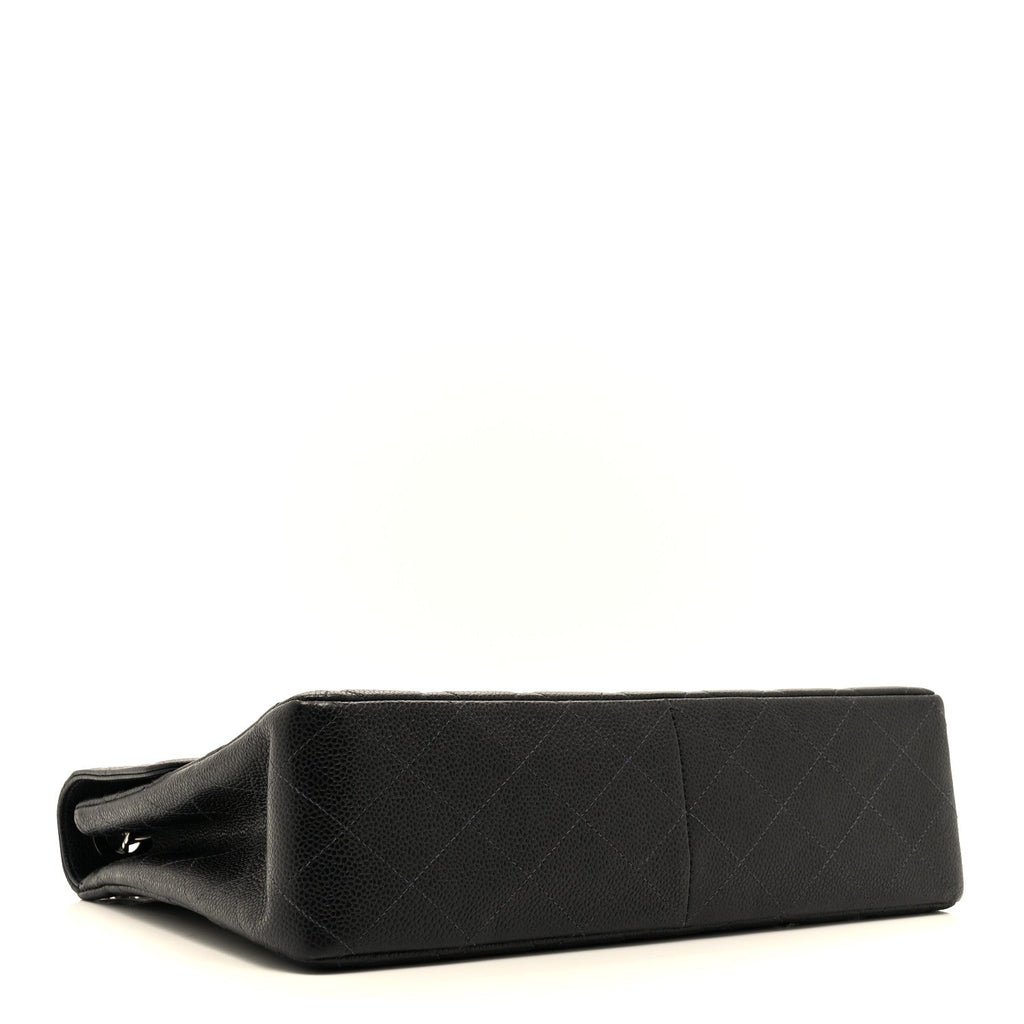 Chanel Caviar Jumbo Single Flap Black