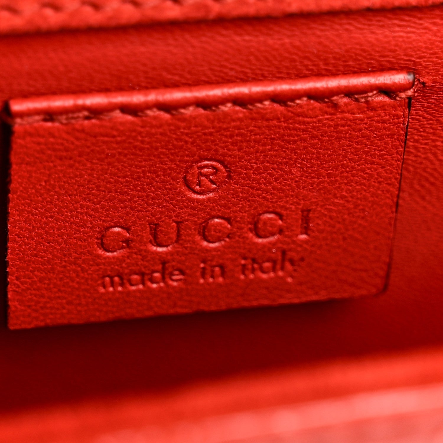 Gucci Patent Microguccissima Small Broadway Clutch Red