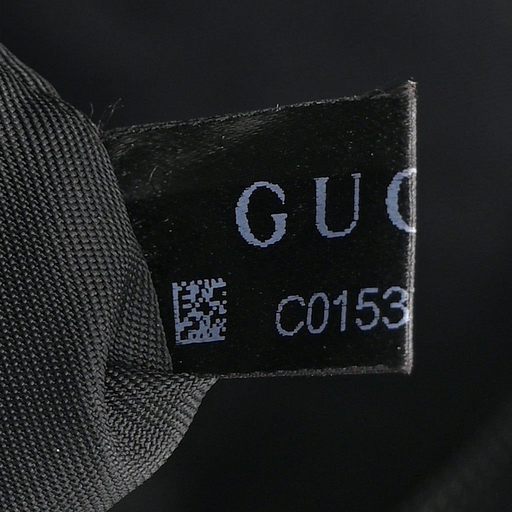 Gucci Techno Canvas Web Single Buckle Tote Black