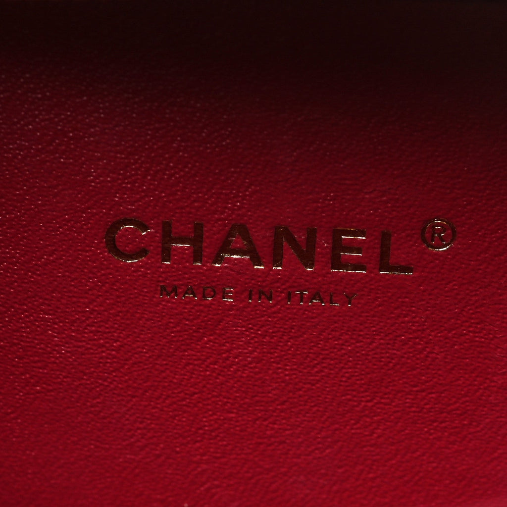 Chanel Caviar Quilted Small CC Filigree Vanity Case Black
