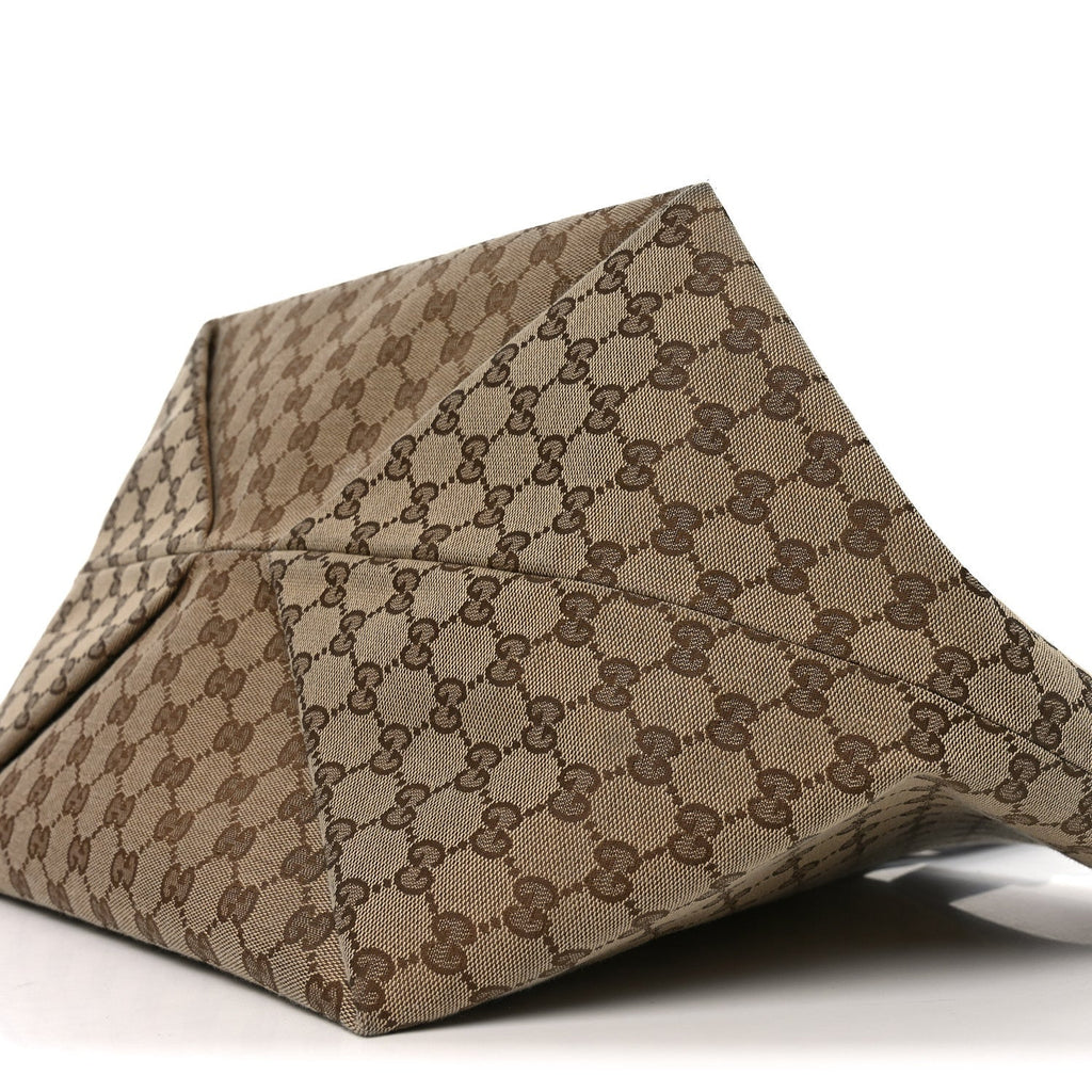 Gucci Monogram Medium Totissima Shopping Tote Beige Ebony