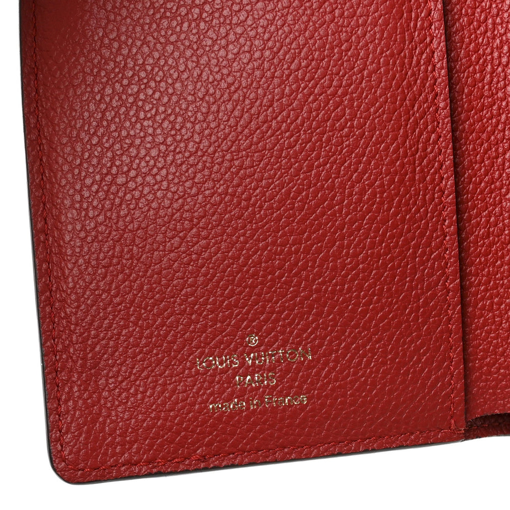 Louis Vuitton Empreinte Compact Curieuse Wallet Cherry