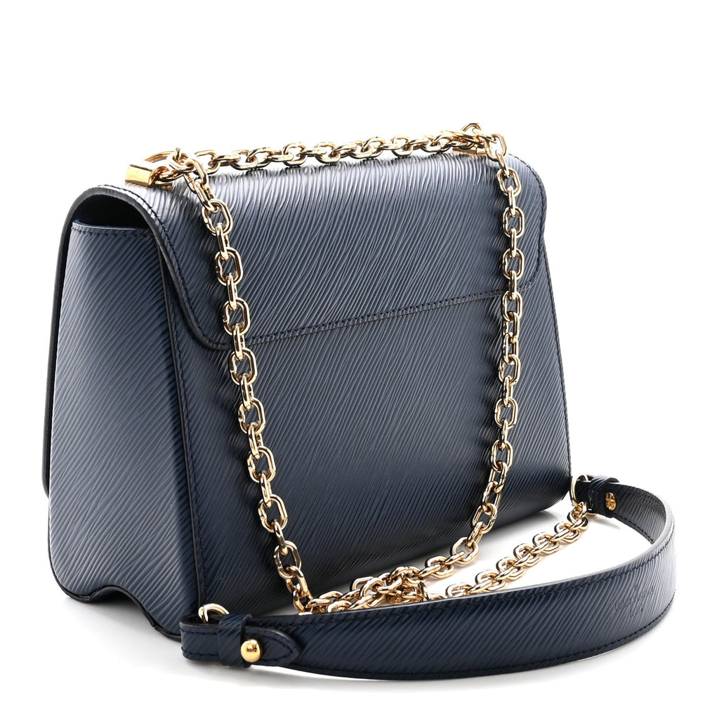 Louis Vuitton Epi Twist Shoulder Bag MM Indigo