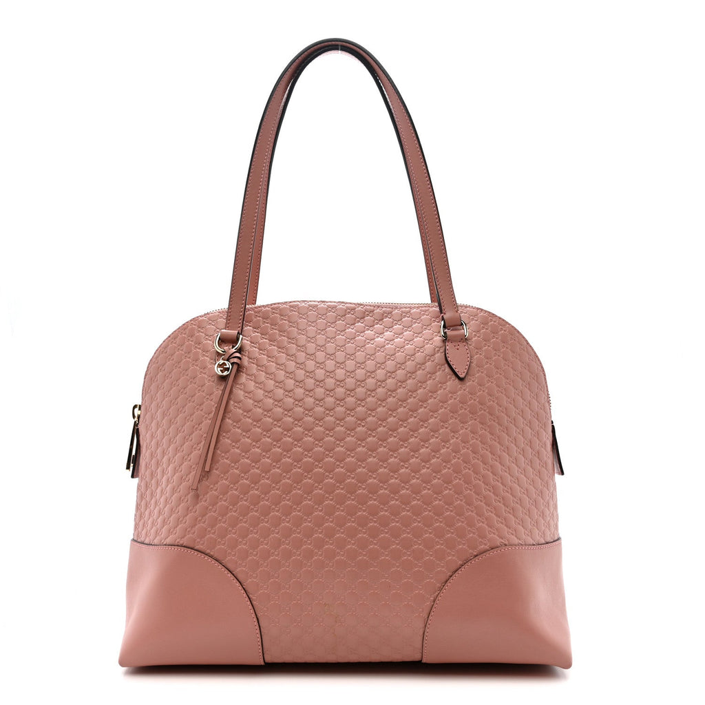 Gucci Soft Microguccissima Medium Bree Shoulder Bag Soft Pink