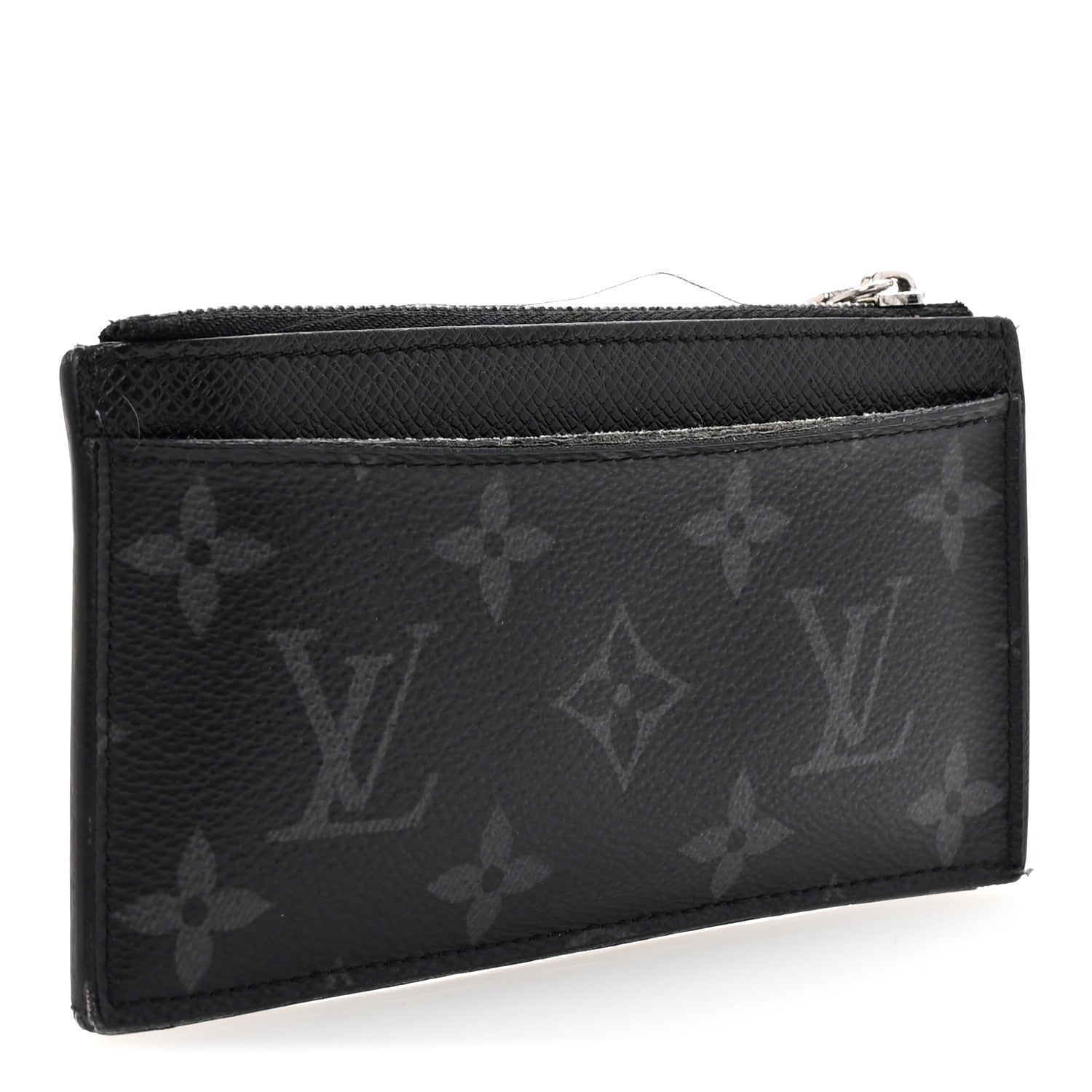 Louis Vuitton Taigarama Coin Card Holder Black