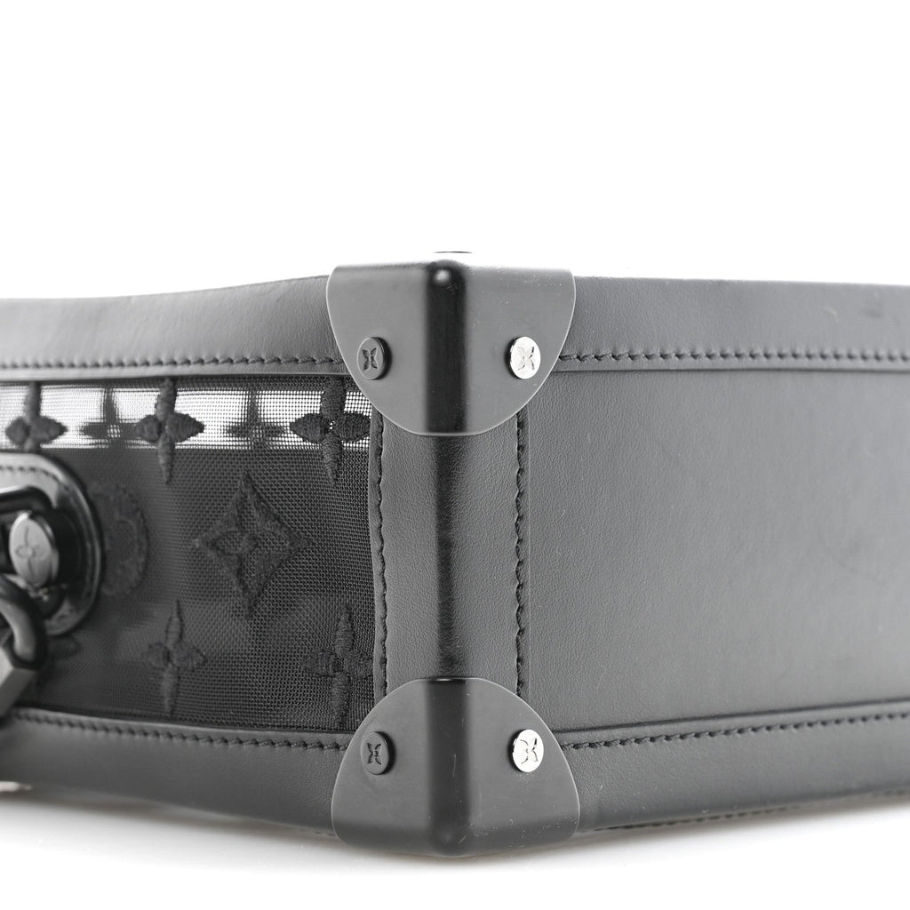 Louis Vuitton Monogram See Through Soft Trunk Black