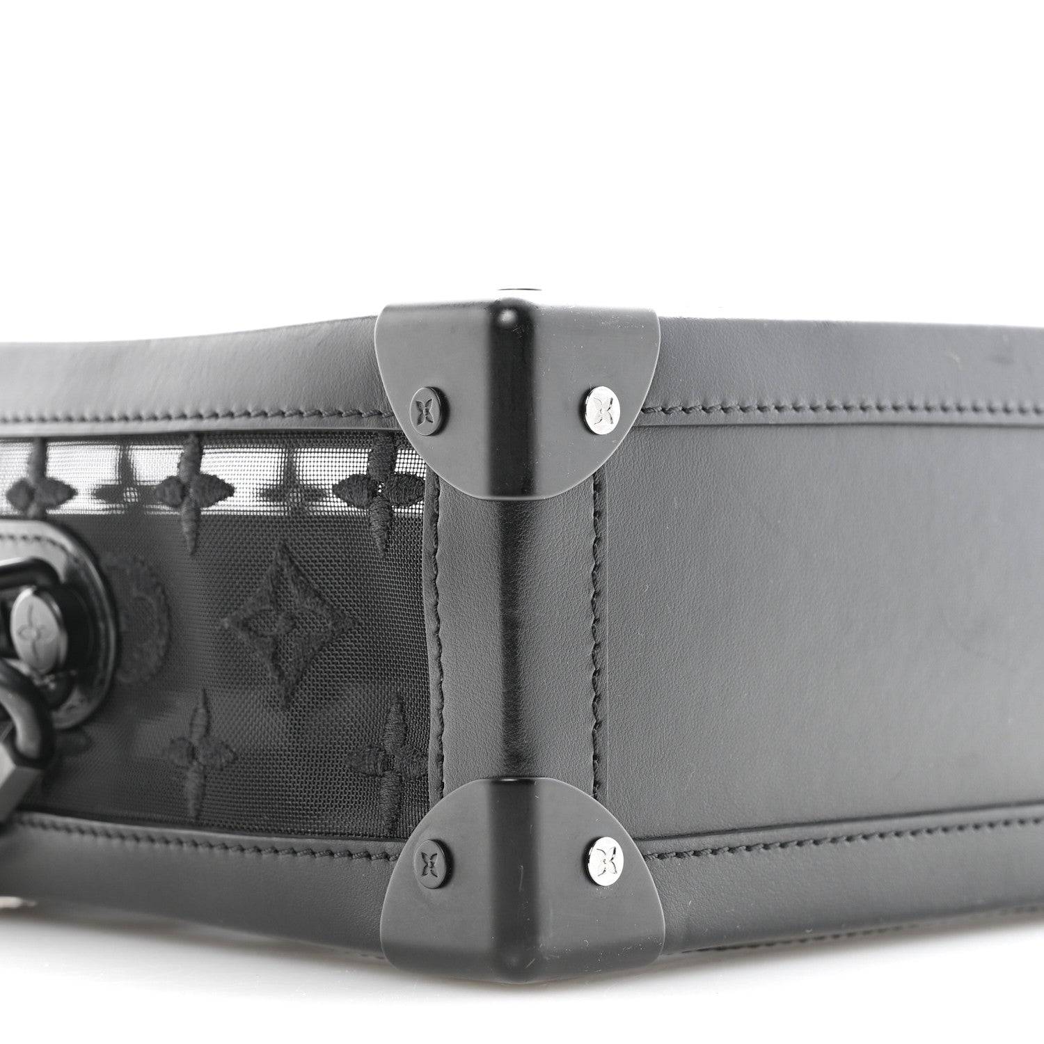 Louis Vuitton Monogram See Through Soft Trunk Black