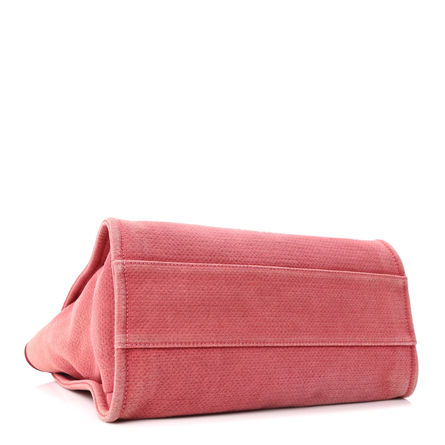 Chanel Canvas Small Deauville Tote Red