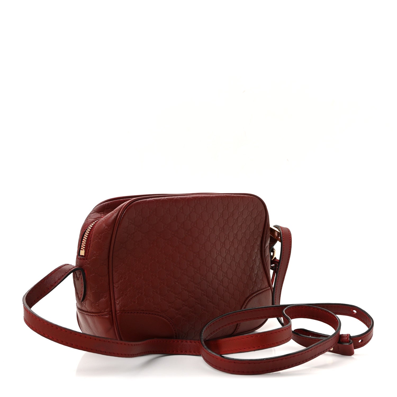 Gucci Microguccissima Mini Bree Messenger Bag Red