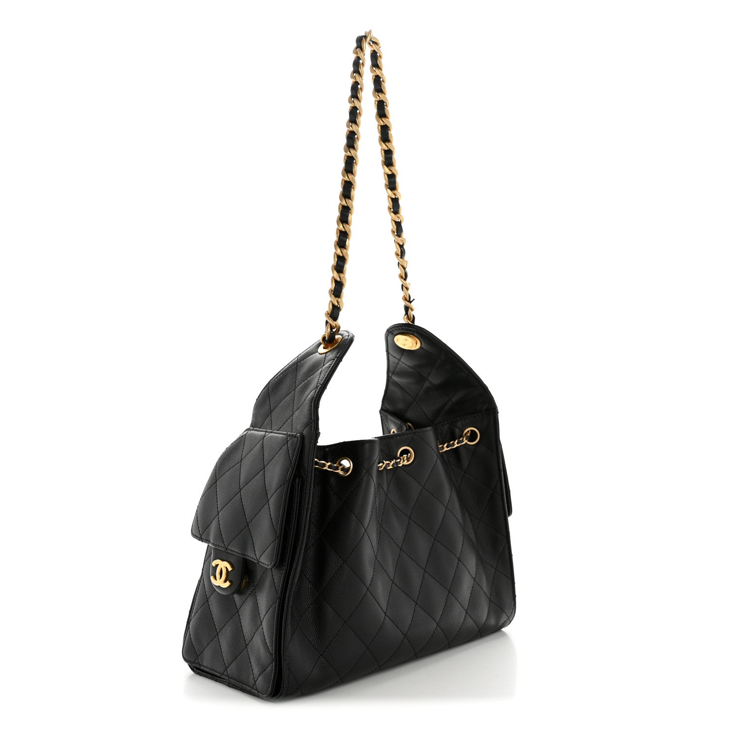 Chanel Caviar Quilted Small Chanel 25 Handbag Black