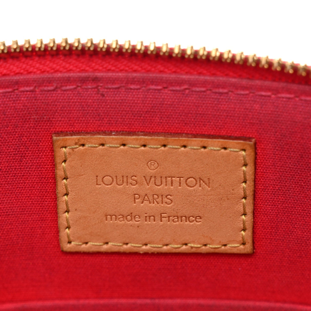 Louis Vuitton Vernis Alma BB Rose Indien