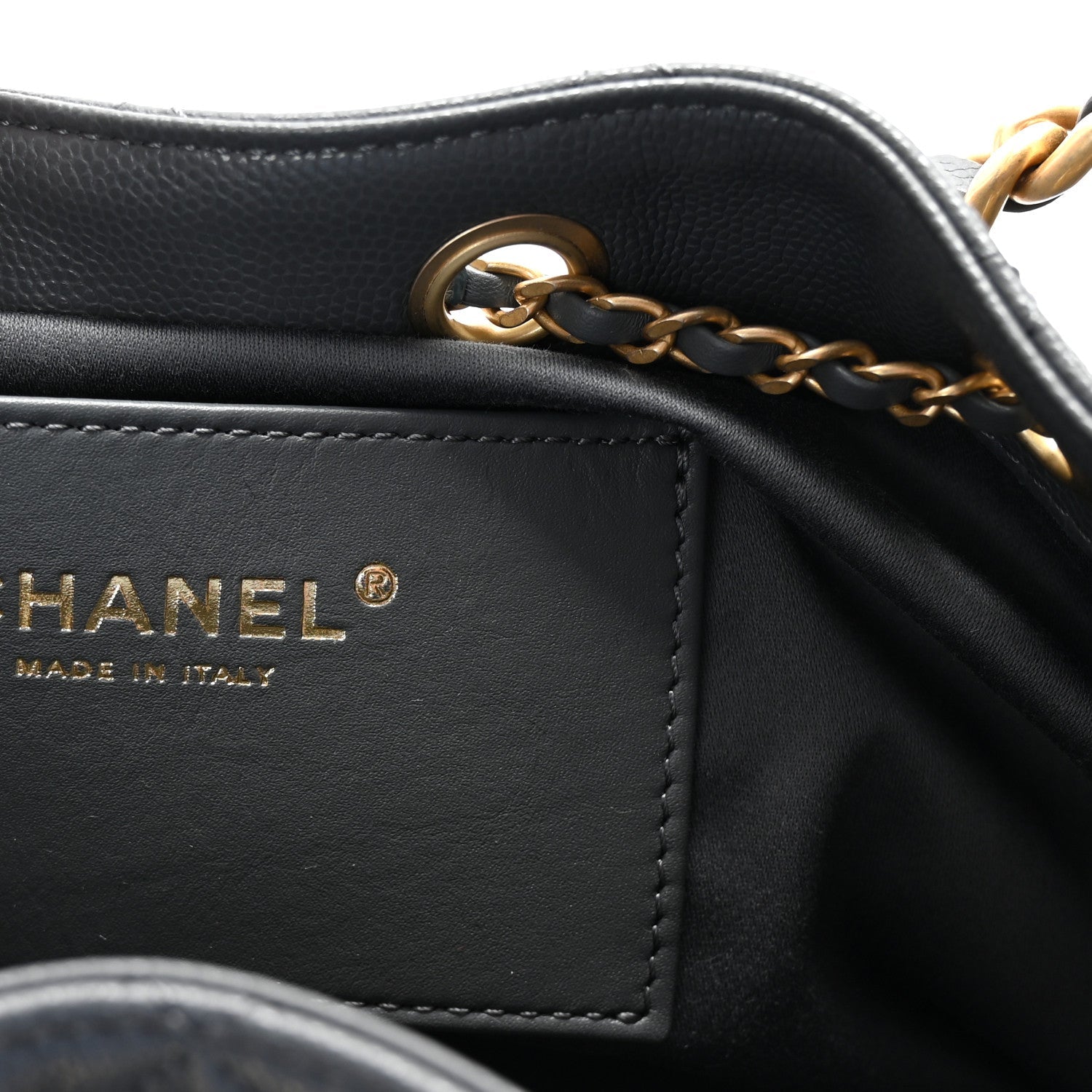 Chanel Caviar Quilted Small Chanel 25 Handbag Dark Grey