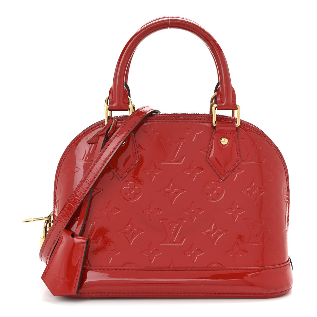 Louis Vuitton Vernis Alma BB Cherry
