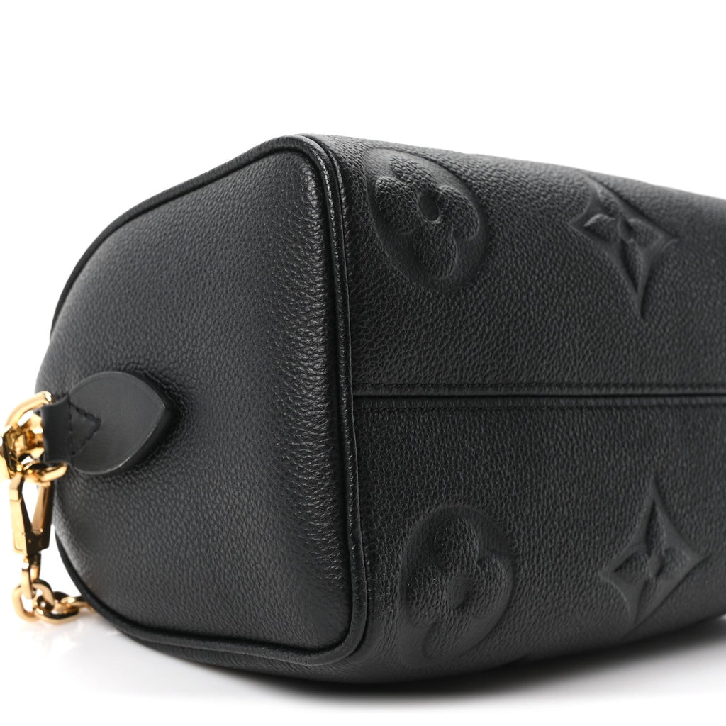 Louis Vuitton Empreinte Monogram Giant Speedy Bandouliere 20 Black