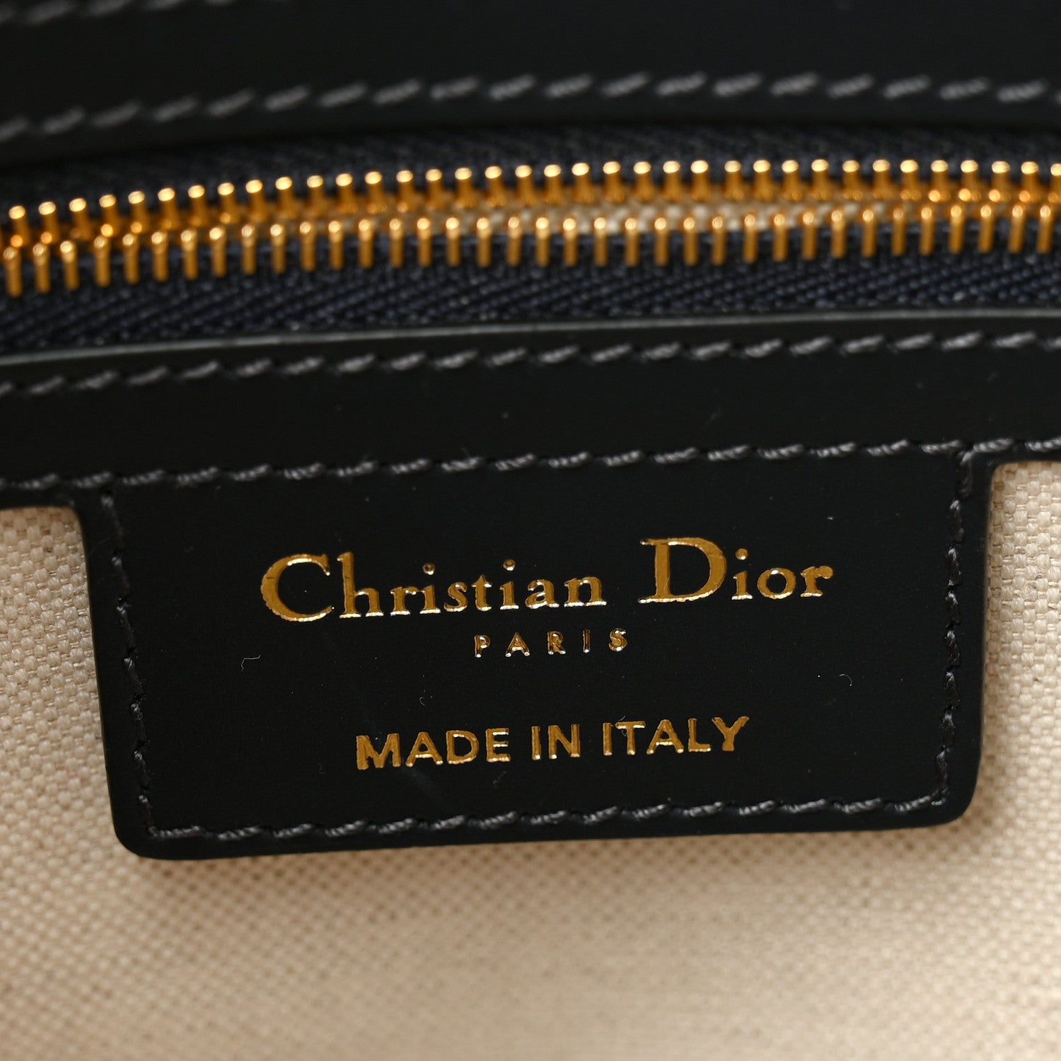 Christian Dior Oblique Large D-Vibe Bowling Bag Navy
