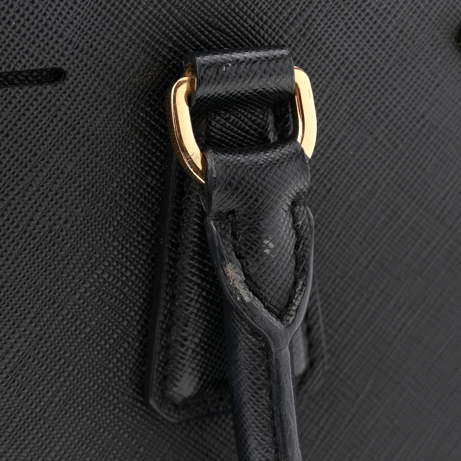Prada Saffiano Medium Galleria Double Zip Tote Black