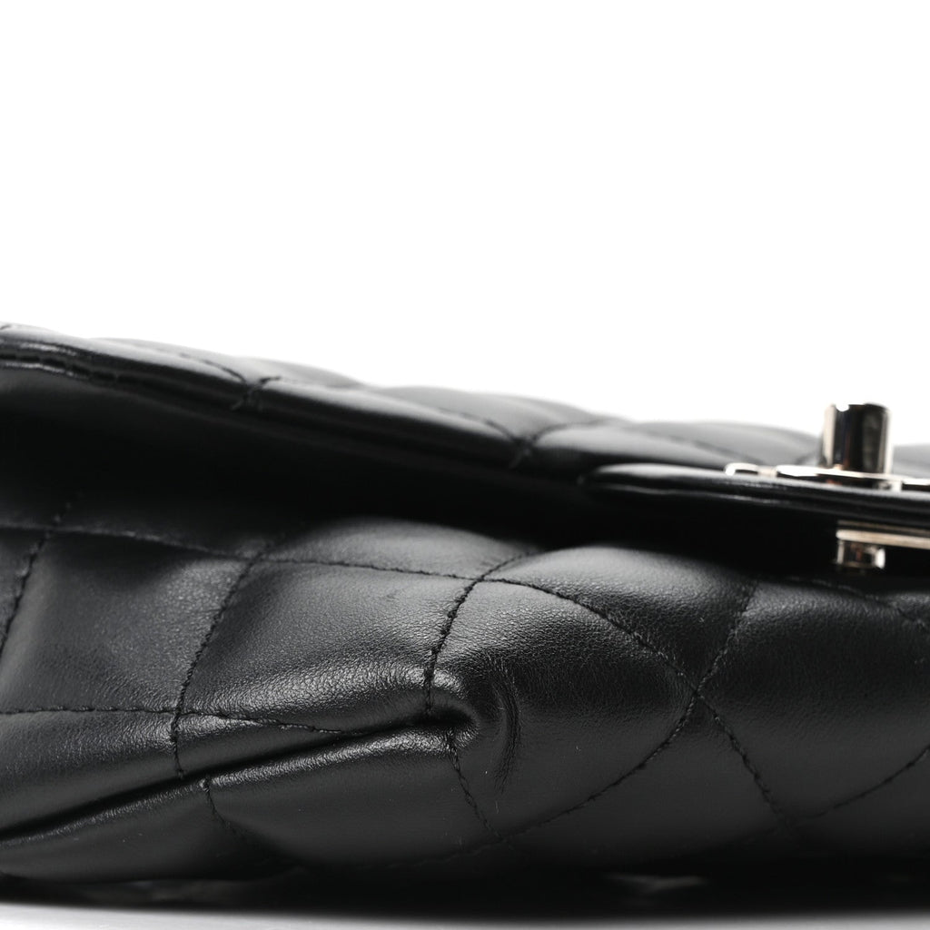 Chanel Calfskin Quilted CC Uniform Flap Belt Bag Black