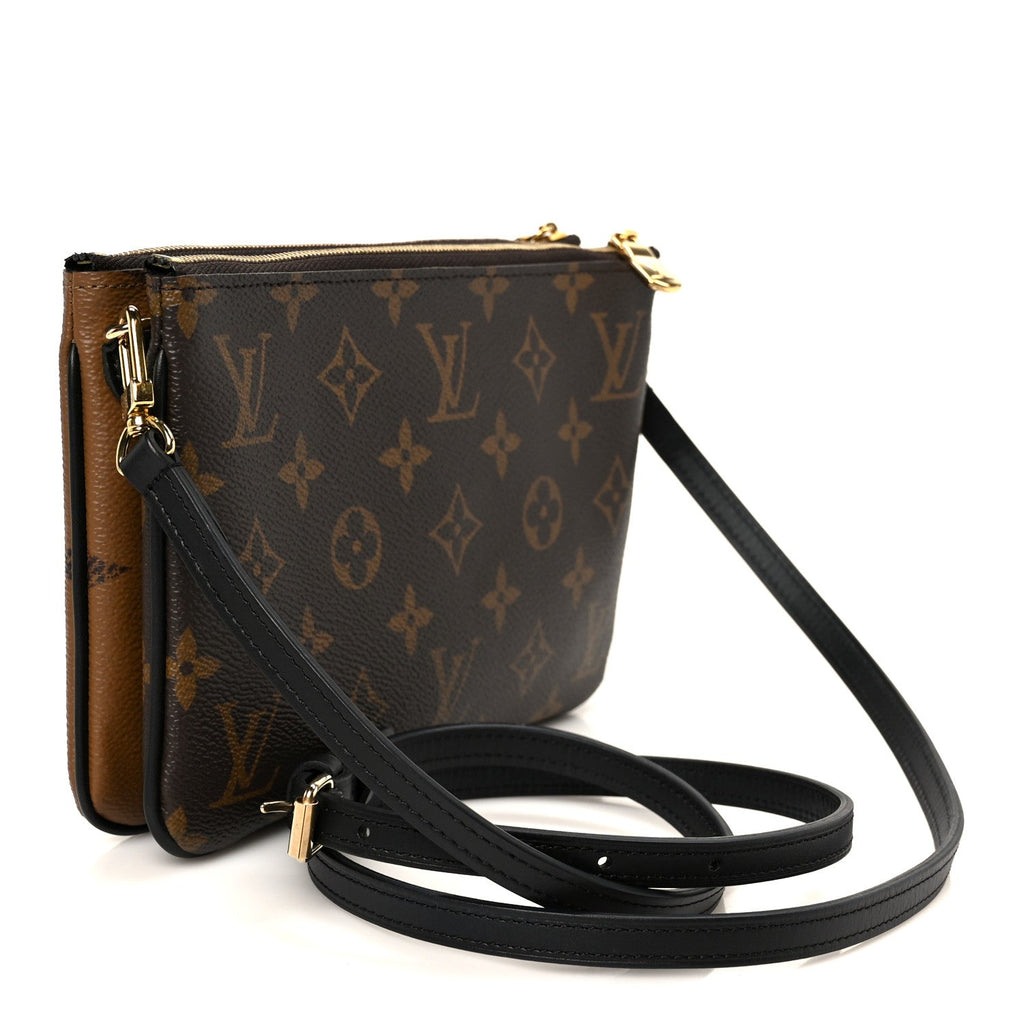 Louis Vuitton Reverse Monogram Giant Double Zip Pochette