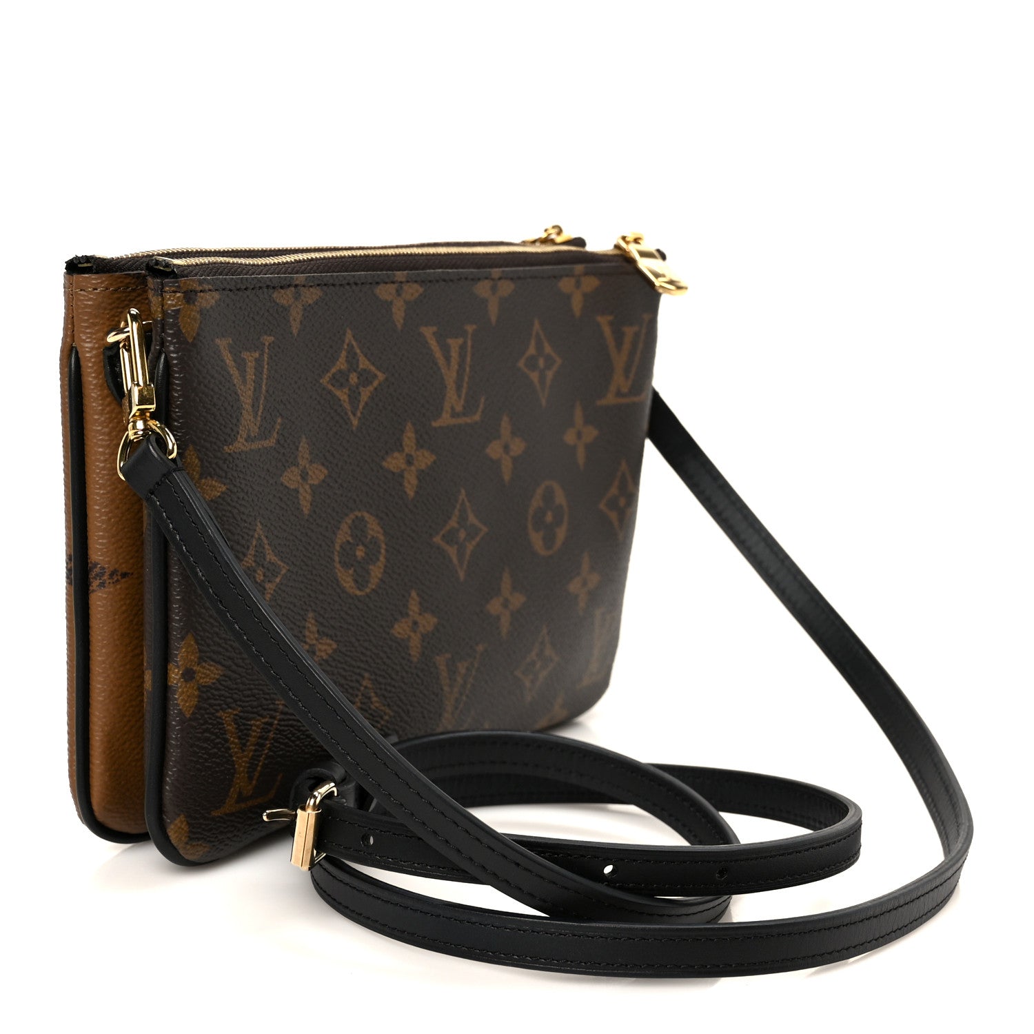 Louis Vuitton Reverse Monogram Giant Double Zip Pochette