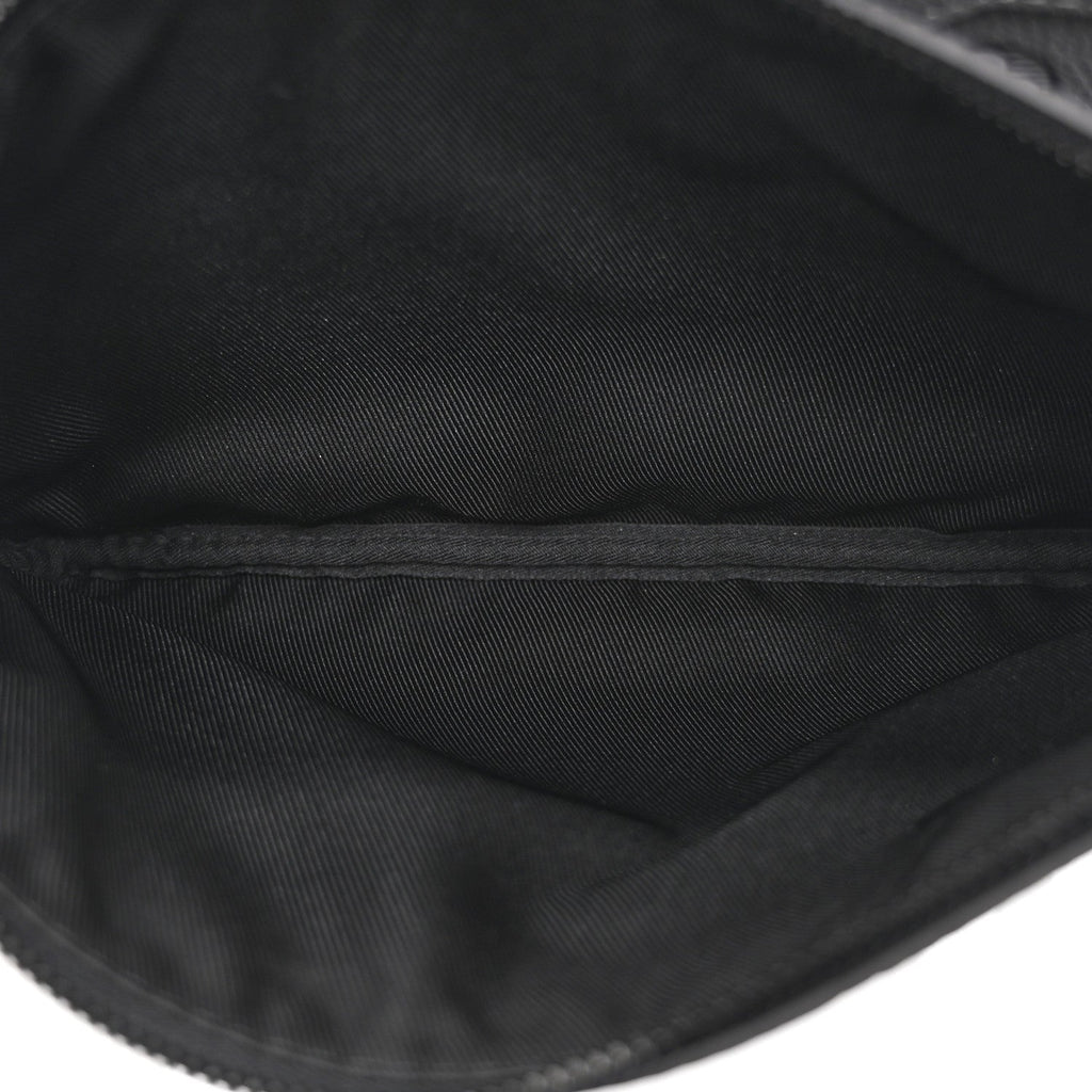 Louis Vuitton Calfskin Monogram Shadow Trio Messenger Anthracite Gray