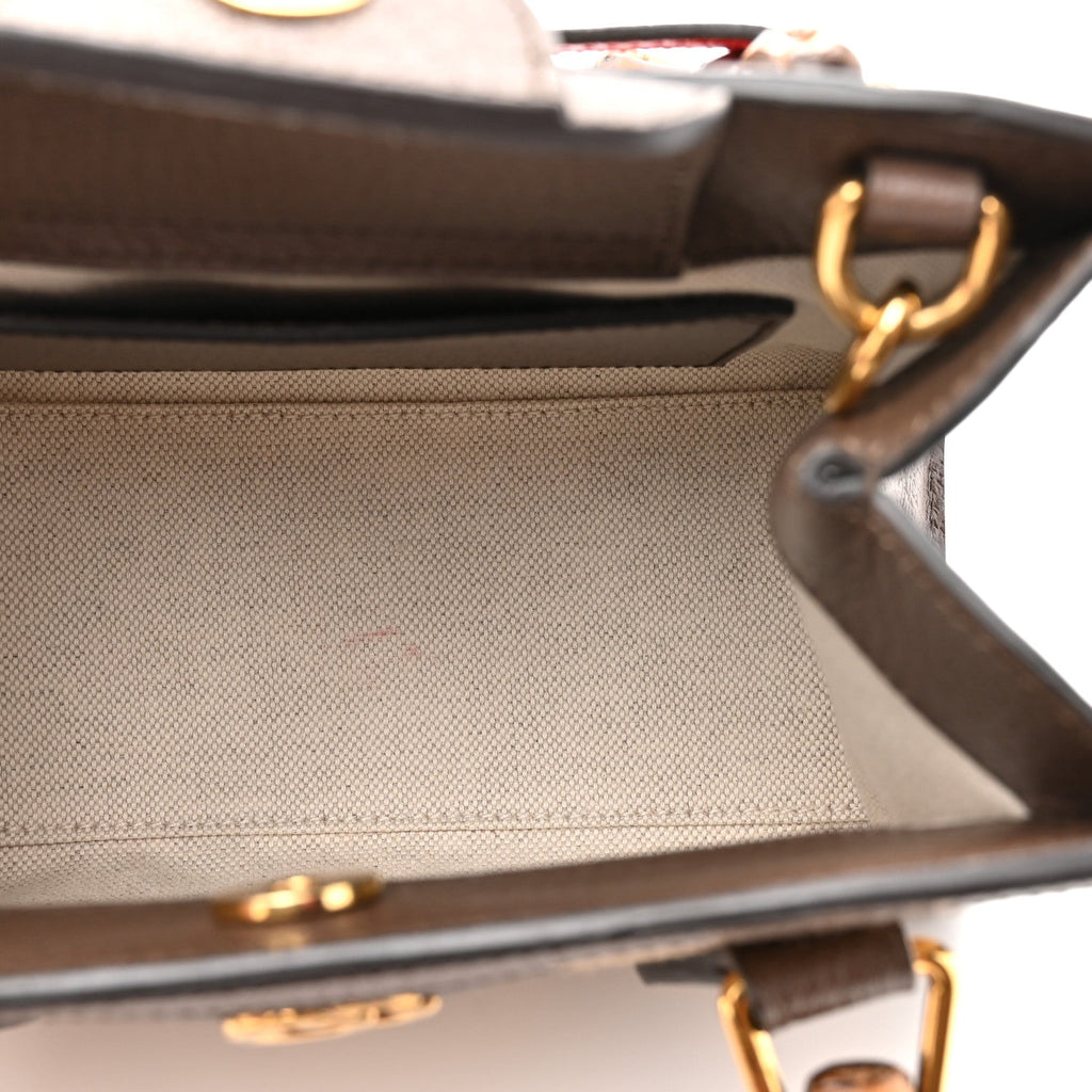 Gucci Monogram Jumbo GG Textured Dollar Calfskin Mini Diana Tote Bag Camel Ebony New Acero Pomegranate Red