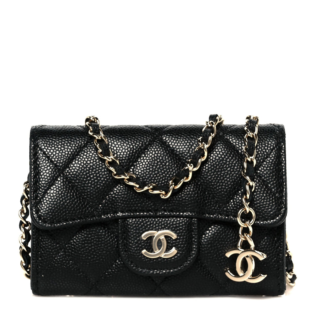 Chanel Caviar Quilted Belt Bag Black