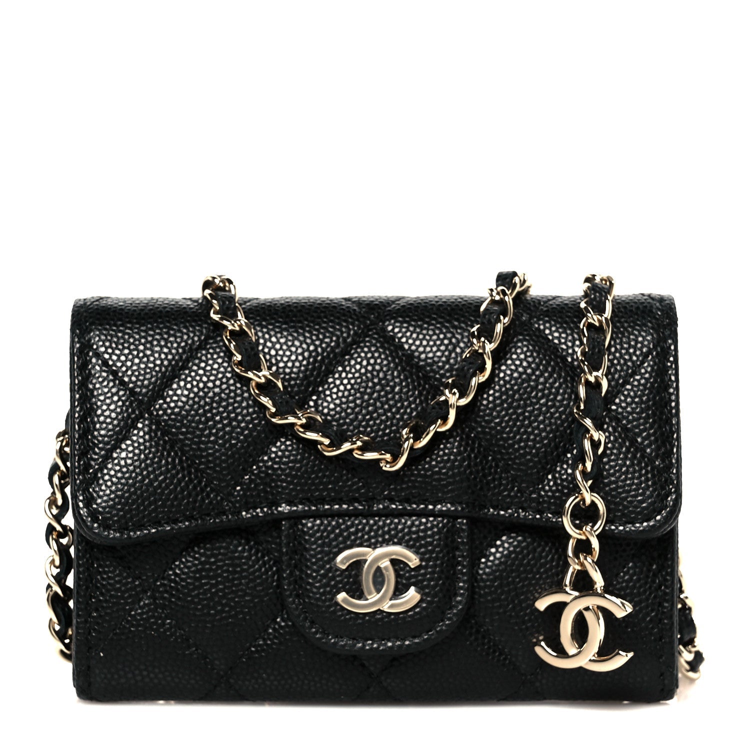 Chanel Caviar Quilted Belt Bag Black