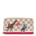 Louis Vuitton Damier Azur 2017 Christmas Animation Zippy Wallet