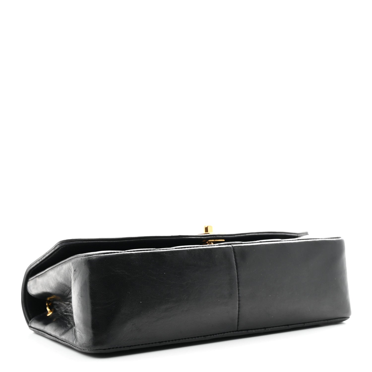 Chanel Lambskin Quilted Medium Single Flap Black