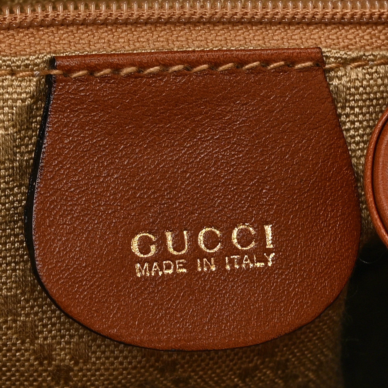 Gucci Calfskin Bamboo Mini Backpack Brown