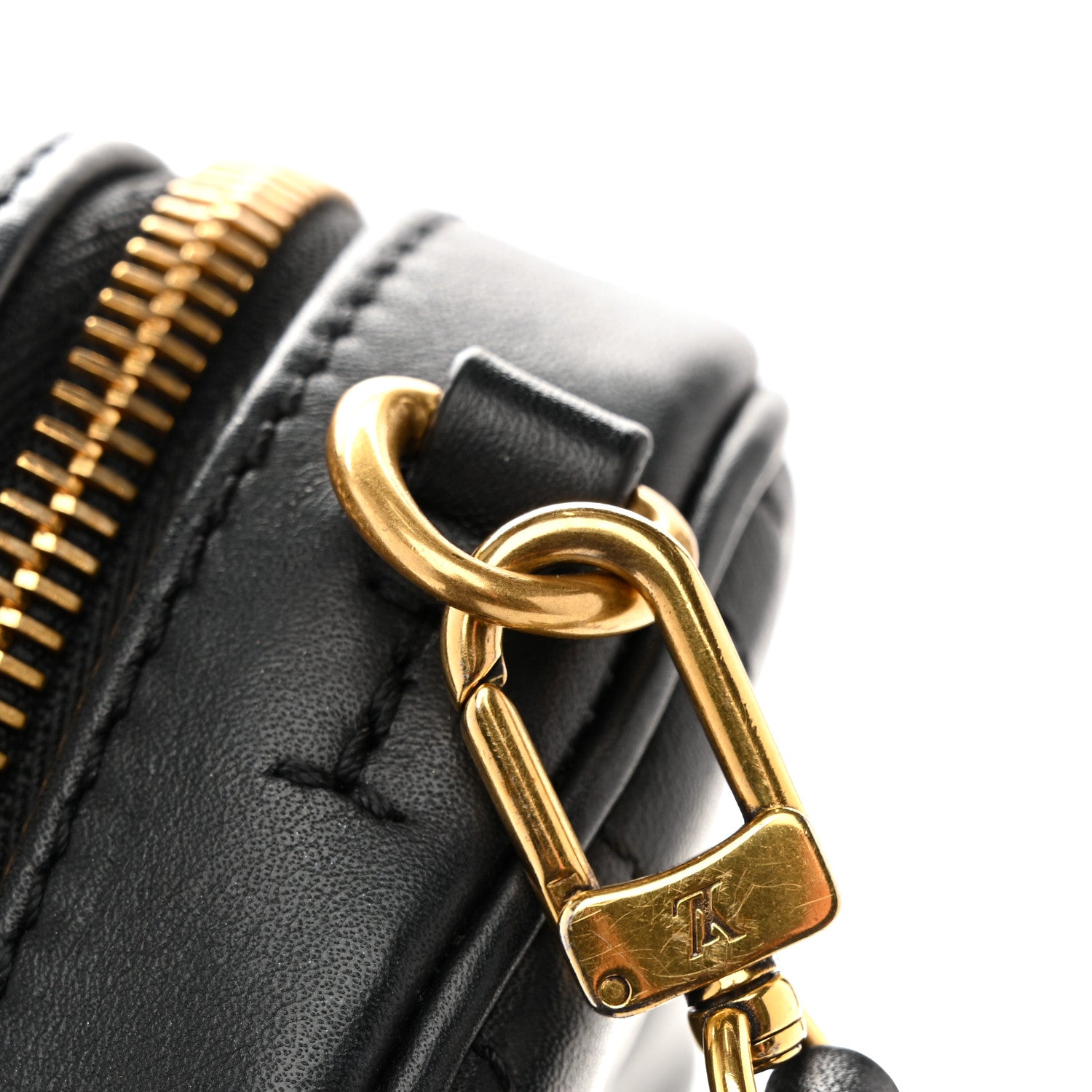 Louis Vuitton Calfskin New Wave Heart Bag Black