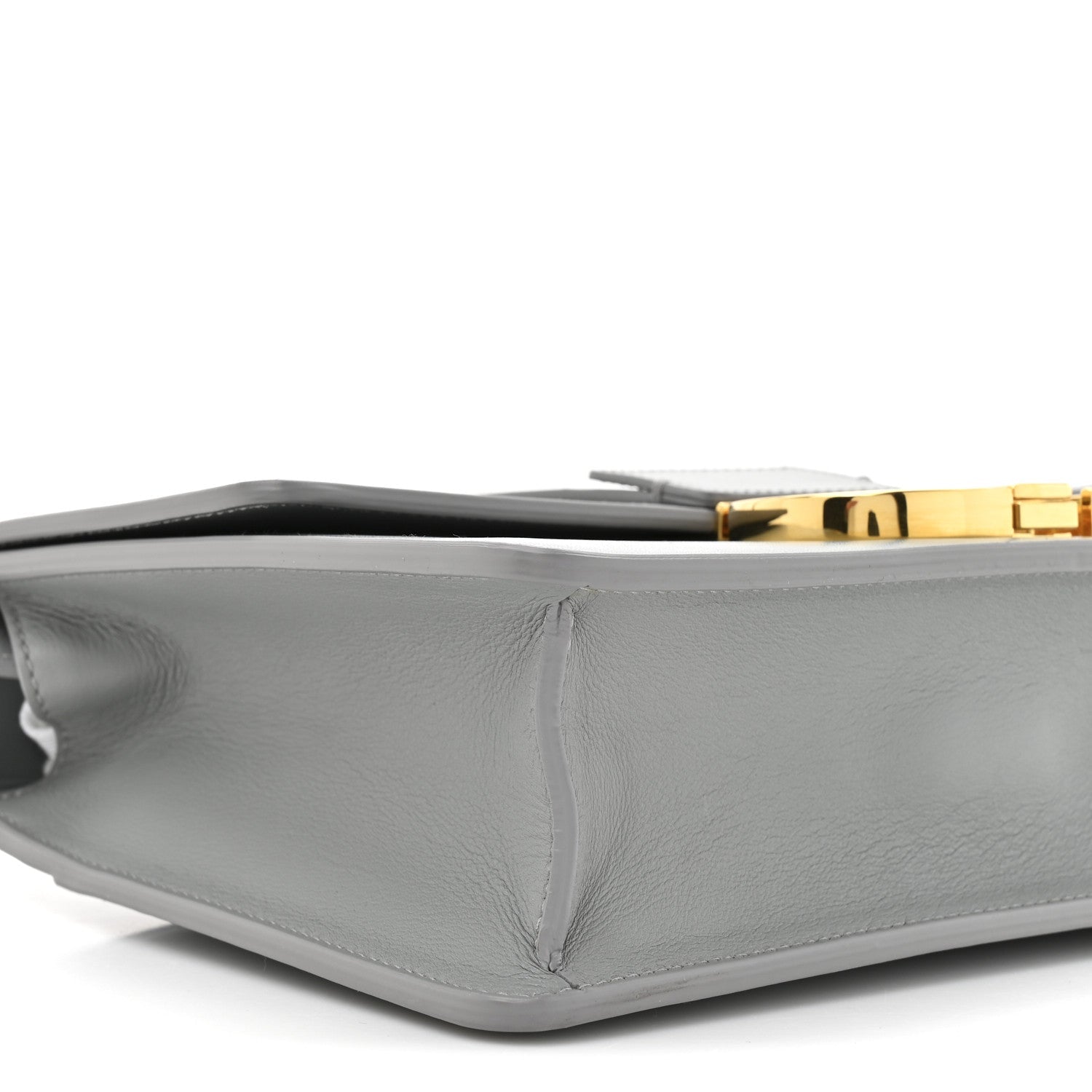 Christian Dior Box Calfskin 30 Montaigne Flap Bag Gray